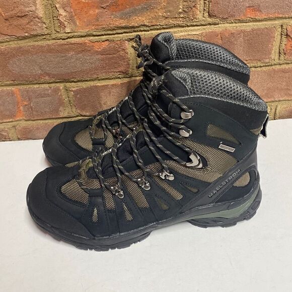 Maelstrom Black/Olive Adventurer Mid Waterproof Hiking Boot Size 8.5 NEW main image 9